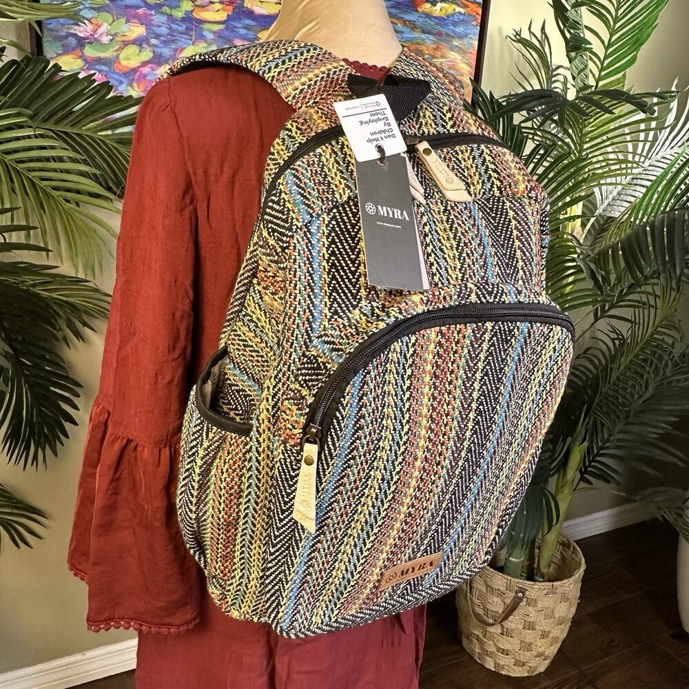 Myra Backpack New w Tags Gypsy Loom Autumn Amber in packaging Boho Western